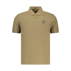 Blauer APPAREL ανδρική polo μπλούζα σε πράσινο χρώμα με λογότυπο