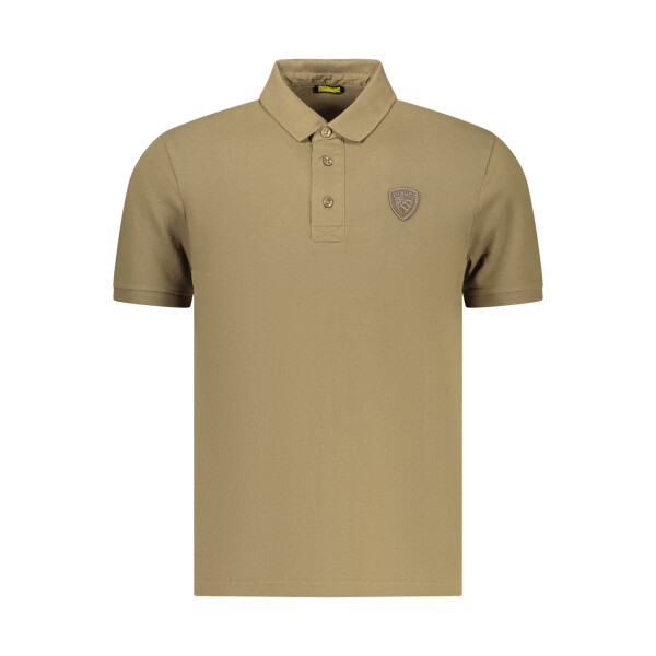 Blauer APPAREL ανδρική polo μπλούζα σε πράσινο χρώμα με λογότυπο