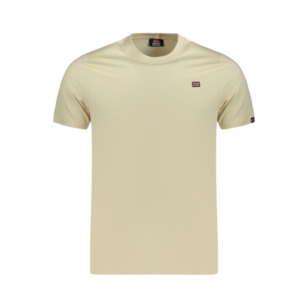 NORWAY 1963 Ανδρικό Μπεζ T-shirt με στρογγυλή λαιμόκοψη και λογότυπο