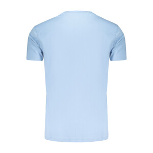 MARINA MILITARE ανδρικό t-shirt σε ciel χρώμα με στρογγυλή λαιμόκοψη και κεντημένο λογότυπο