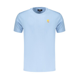 MARINA MILITARE ανδρικό t-shirt σε ciel χρώμα με στρογγυλή λαιμόκοψη και κεντημένο λογότυπο