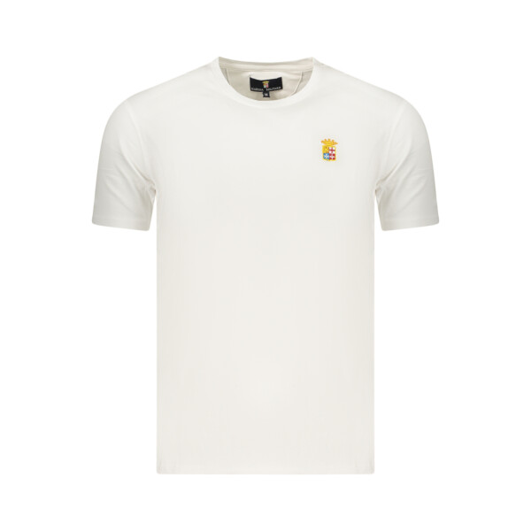MARINA MILITARE Ανδρικό Λευκό T-shirt με κεντημένο λογότυπο