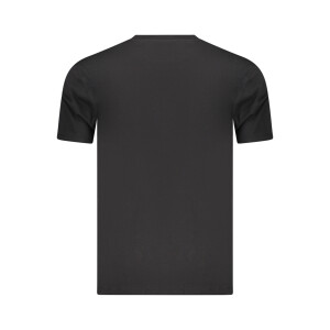 MARINA MILITARE Ανδρικό Μαύρο T-shirt με στρογγυλή λαιμόκοψη