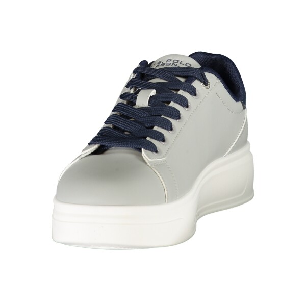 U.S. POLO ASSN.. Ανδρικά Γκρι Sneakers με κορδόνια και λογότυπο