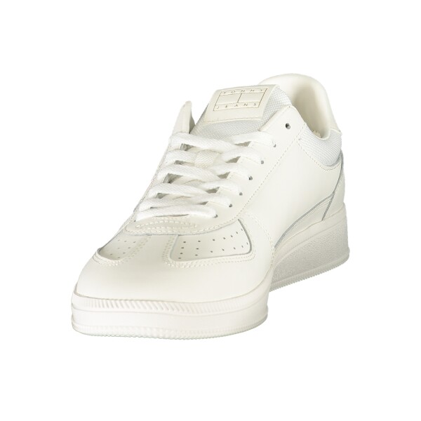 Tommy Hilfiger ανδρικά sneakers σε λευκό χρώμα με κορδόνια