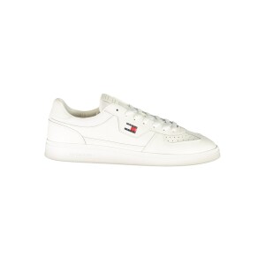 Tommy Hilfiger ανδρικά sneakers σε λευκό χρώμα με κορδόνια