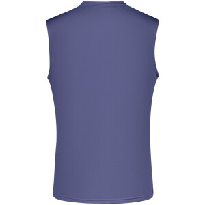 NIKE Ανδρικό Μπλε Αμάνικο T-shirt με λογότυπο