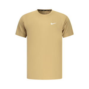 NIKE Ανδρικό Χρυσό T-Shirt με στρογγυλή λαιμόκοψη και λογότυπο