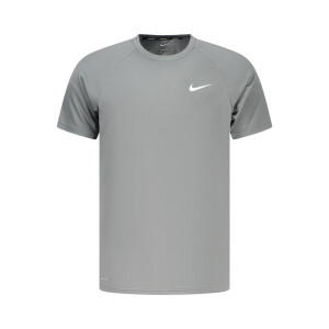 NIKE Ανδρικό Γκρι T-Shirt με στρογγυλή λαιμόκοψη και λογότυπο