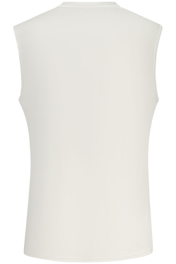 NIKE Ανδρικό Λευκό Αμάνικο T-shirt με print λογότυπο