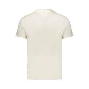 Tommy Hilfiger Ανδρικό Λευκό T-shirt με στρογγυλή λαιμόκοψη και λογότυπο