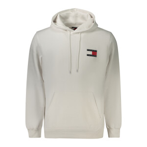 Tommy Hilfiger Ανδρικό Λευκό Φούτερ με Φερμουάρ
