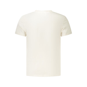 Tommy Hilfiger ανδρικό λευκό t-shirt με στρογγυλή λαιμόκοψη και print λογότυπο