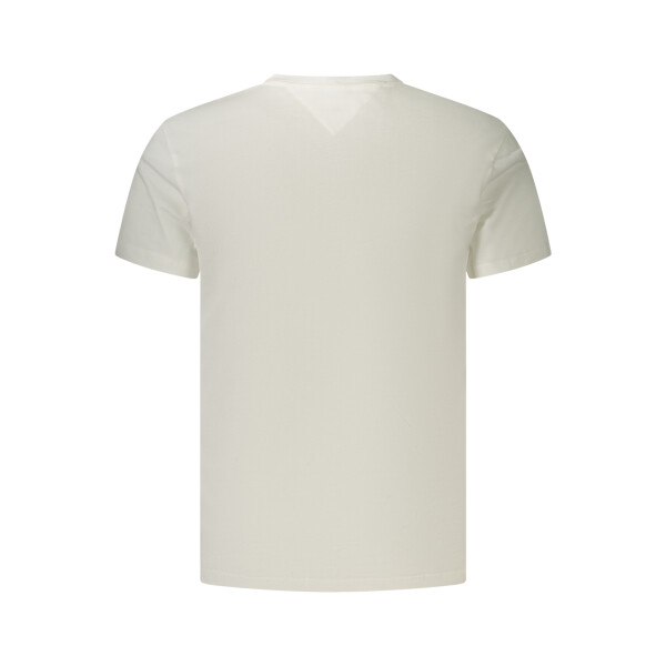Tommy Hilfiger Ανδρικό Λευκό T-shirt με στρογγυλή λαιμόκοψη