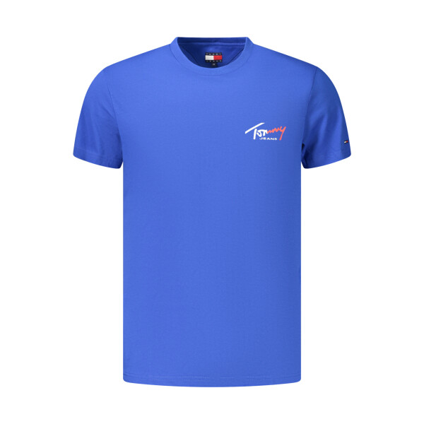 Tommy Hilfiger ανδρικό t-shirt σε μπλε χρώμα με print λογότυπο