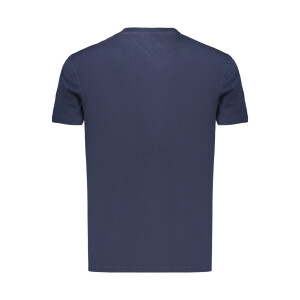 Tommy Hilfiger ανδρικό t-shirt σε μπλε χρώμα με στρογγυλή λαιμόκοψη και print λογότυπο