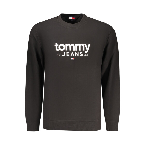 Tommy Hilfiger Ανδρικό Μαύρο Φούτερ με Φερμουάρ