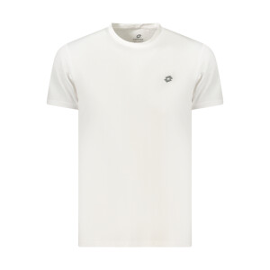 LOTTO Ανδρικό Λευκό T-shirt με στρογγυλή λαιμόκοψη και λογότυπο