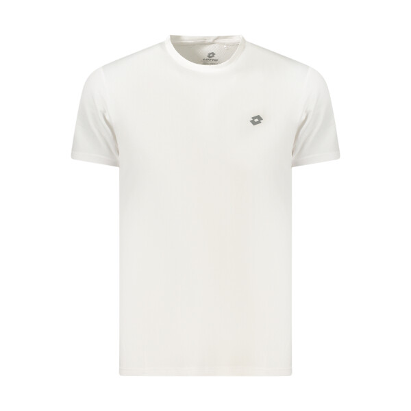 LOTTO Ανδρικό Λευκό T-shirt με στρογγυλή λαιμόκοψη και λογότυπο
