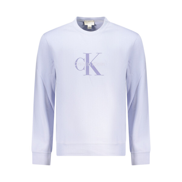 Calvin Klein Ανδρικό Μωβ Φούτερ με Φερμουάρ