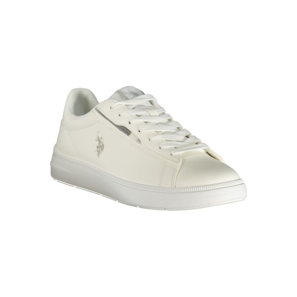 U.S. POLO ASSN.. Ανδρικά Λευκά Sneakers με κορδόνια