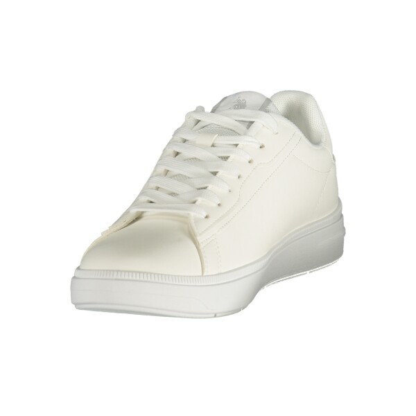 U.S. POLO ASSN.. Ανδρικά Λευκά Sneakers με κορδόνια