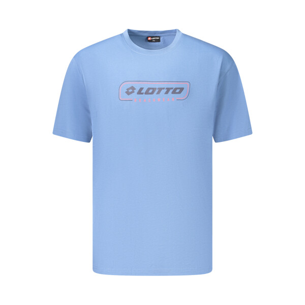 LOTTO Ανδρικό Μπλε T-shirt με στρογγυλή λαιμόκοψη και λογότυπο