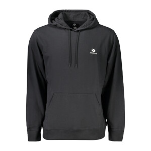 Converse Ανδρικό Μαύρο Hoodie με Φερμουάρ