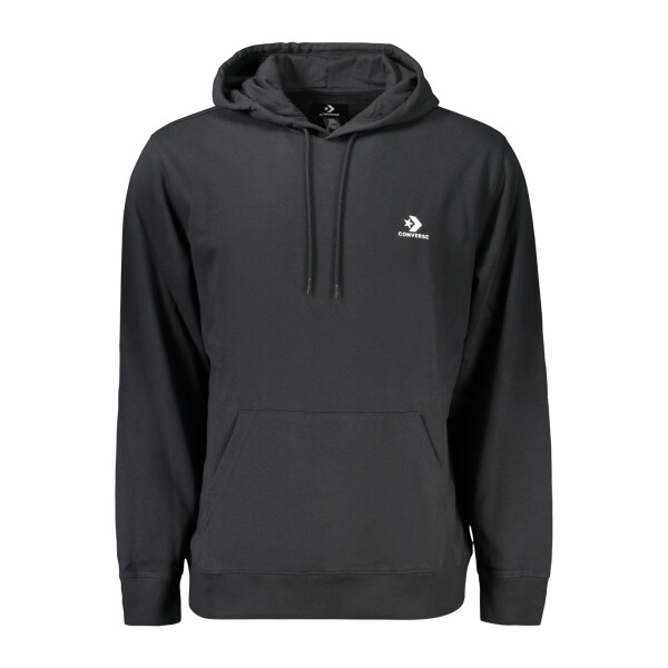 Converse Ανδρικό Μαύρο Hoodie με Φερμουάρ