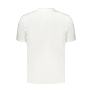 Converse Ανδρικό Λευκό T-shirt με στρογγυλή λαιμόκοψη και λογότυπο