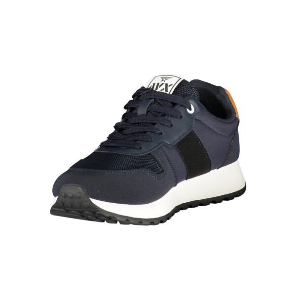 AVIREX Ανδρικά Μπλε Sneakers με κορδόνια και λογότυπο