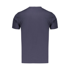 BACI&ABBRACCI Ανδρικό Μπλε T-shirt με στρογγυλή λαιμόκοψη και λογότυπο