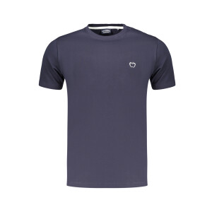BACI&ABBRACCI Ανδρικό Μπλε T-shirt με στρογγυλή λαιμόκοψη και λογότυπο
