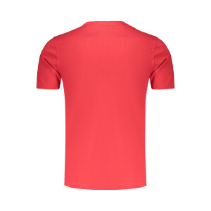 BACI&ABBRACCI Ανδρικό Κόκκινο T-shirt με στρογγυλή λαιμόκοψη