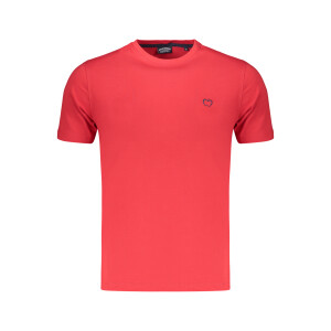 BACI&ABBRACCI Ανδρικό Κόκκινο T-shirt με στρογγυλή λαιμόκοψη