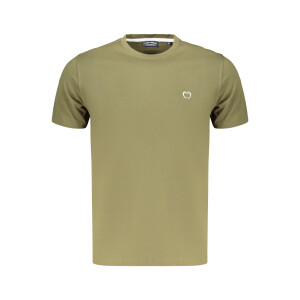 BACI&ABBRACCI Ανδρικό Πράσινο T-shirt με στρογγυλή λαιμόκοψη και λογότυπο