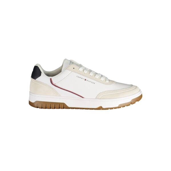 Tommy Hilfiger ανδρικά λευκά sneakers με κορδόνια