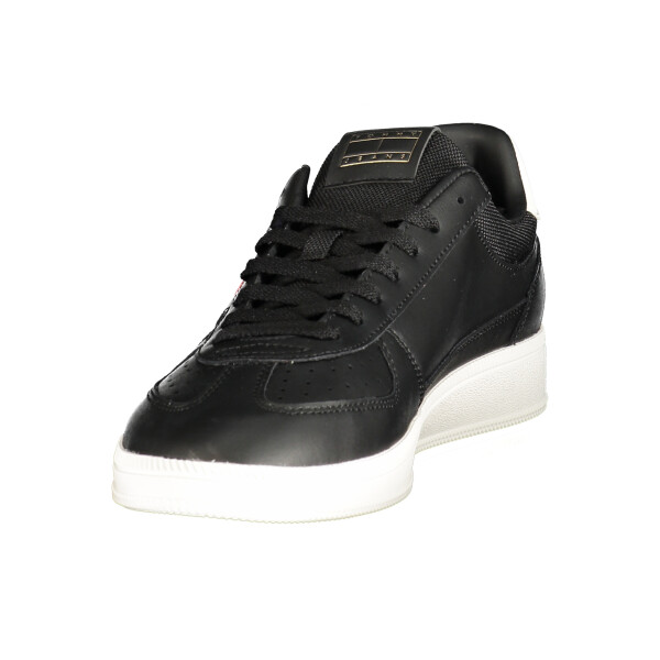Tommy Hilfiger ανδρικά sneakers σε μαύρο χρώμα με κορδόνια