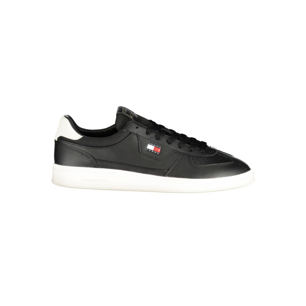 Tommy Hilfiger ανδρικά sneakers σε μαύρο χρώμα με κορδόνια
