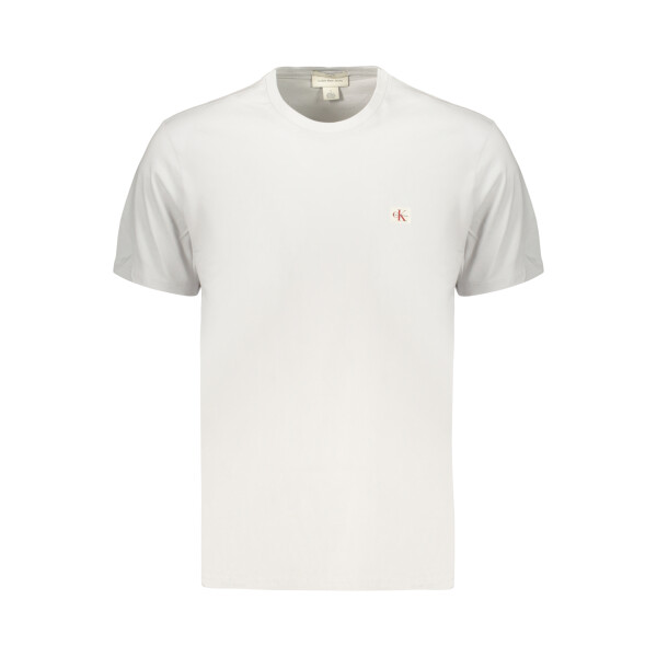 Calvin Klein ανδρικό γκρι t-shirt με στρογγυλή λαιμόκοψη και λογότυπο