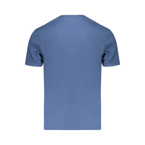 Calvin Klein ανδρικό t-shirt σε μπλε χρώμα με στρογγυλή λαιμόκοψη και ανάγλυφο λογότυπο