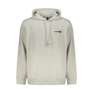 Tommy Hilfiger Ανδρικό Γκρι Φούτερ με Φερμουάρ