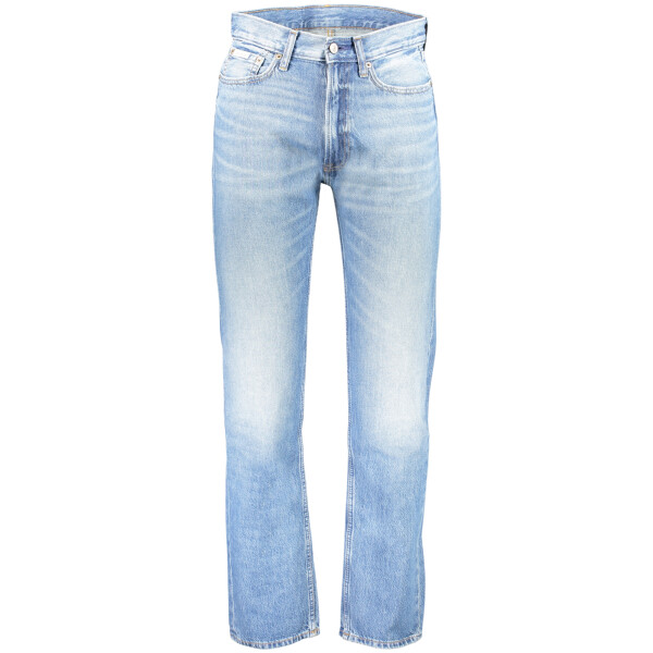 Calvin Klein ανδρικό μπλε jeans με ίσια γραμμή και 5 τσέπες