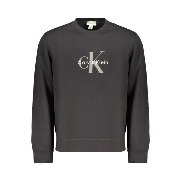 Calvin Klein Ανδρικό Μαύρο Φούτερ με Φερμουάρ