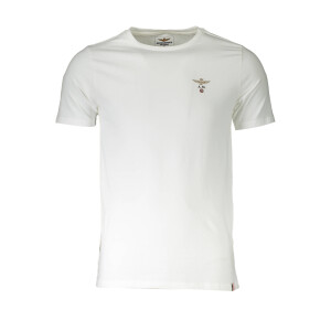 Aeronautica Militare Ανδρικό Λευκό T-Shirt με λογότυπο