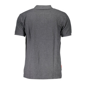 Slazenger Ανδρική Γκρι Polo Μπλούζα με κοντά μανίκια και λογότυπο