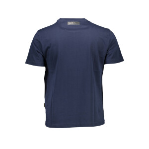 PLEIN SPORT ανδρικό t-shirt σε μπλε χρώμα με στρογγυλή λαιμόκοψη
